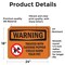 Signmission Safety Culture Sign, 24 in Width, Vinyl Decal, Rectangle OS-2PACK-WS-D-1824-L-12436 - alternate 4
